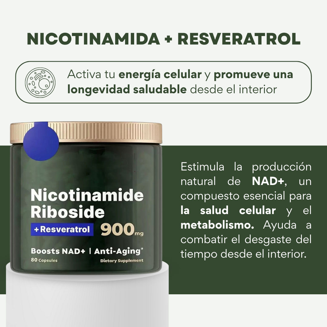 NICOTINAMIDE RIBOSIDE + RESVERATROL