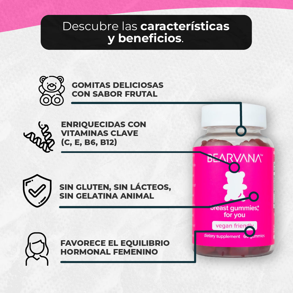BEARVANA GUMMIES - AUMENTO DE BUSTO