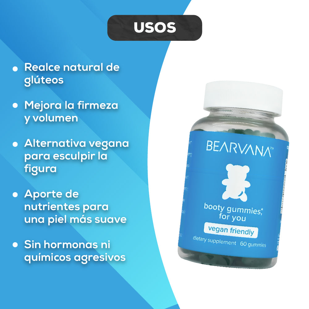 BEARVANA GUMMIES - AUMENTO DE GLUTEOS