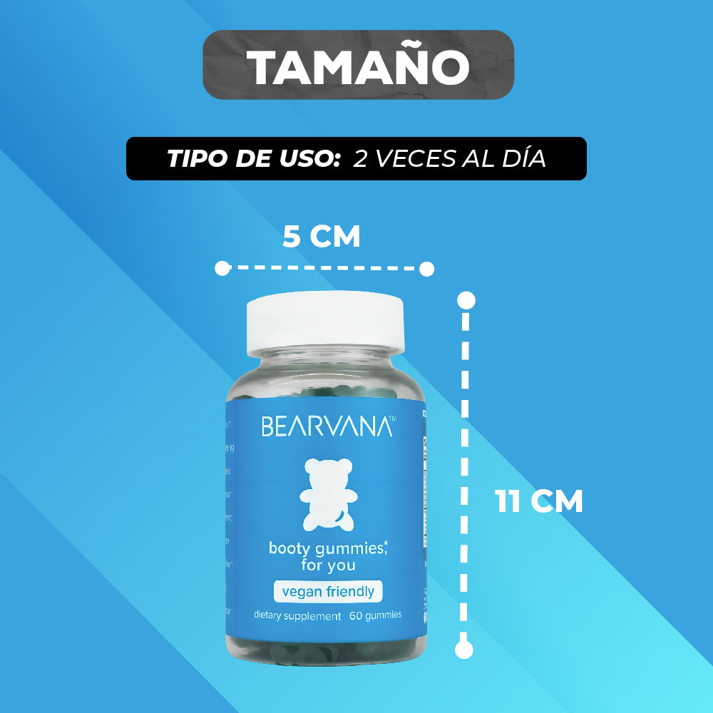 BEARVANA GUMMIES - AUMENTO DE GLUTEOS