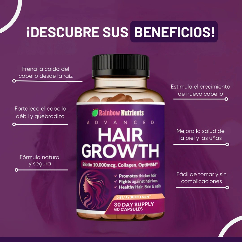 VITAMINAS PARA EL CABELLO HAIR GROWTH