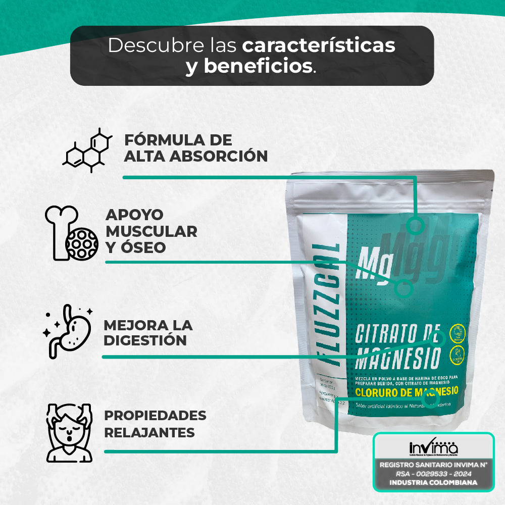 CITRATO DE MAGNESIO (REGISTRO INVIMA)