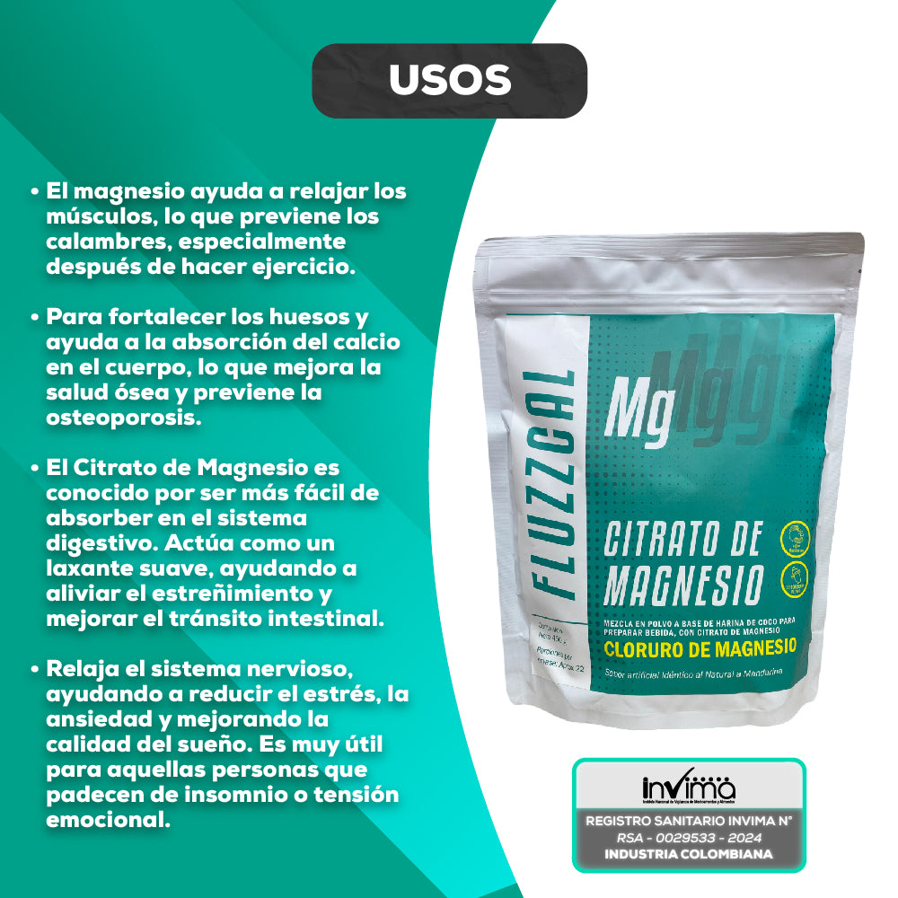 CITRATO DE MAGNESIO (REGISTRO INVIMA)