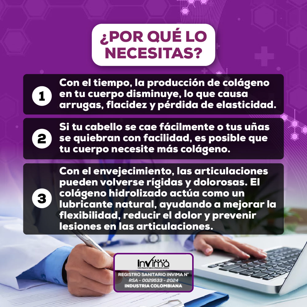 COLÁGENO HIDROLIZADO (REGISTRO INVIMA)